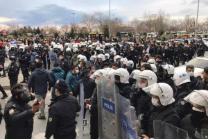 سرکوب تظاهرات مهاجران افغان در ترکیه