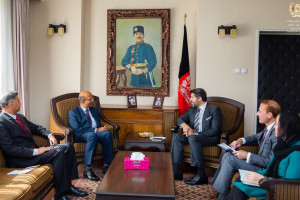 ملاقات معین سیاسی وزارت خارجه با سفیر هند در کابل