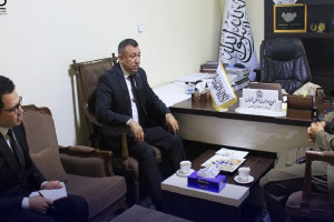 شرافت با سفیر ترکمنستان در کابل دیدار کرد