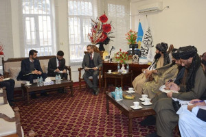 حقانی با سفیر ترکیه در کابل گفتگو کرد