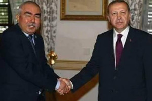جنرال دوستم با رییس جمهور ترکیه دیدار کرد