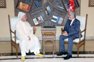 دیدار رییس اجراییه کشور با سفیرغیرمقیم مراکش
