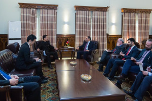 دیدار وزیر امور خارجه با سفیر چین در کابل