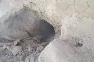 تخریب سنگرهای زیر زمینی طالبان در بلخ