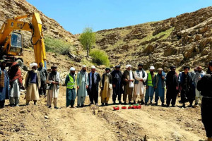 ذخیرهی آب به ارزش ۹ میلیون افغانی در غور ساخته میشود