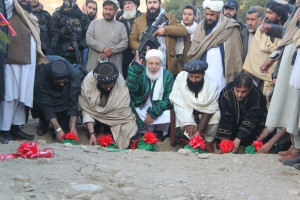 سنگ بنای یک مسجد در ولسوالی سربی کابل گذاشته شد