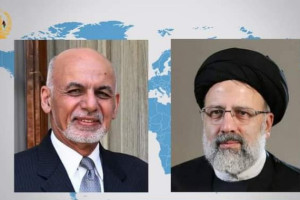 گفتگوی اشرف غنی با رییس جمهور جدید ایران