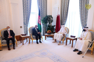 امیر قطر در پیوند به گفتگوی صلح ابراز امیدواری کرد