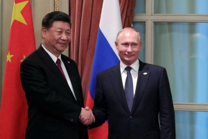 دیدار رهبران چین و روسیه در سمرقند