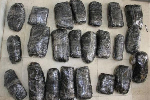 کشف 9,354 کیلو گرام مواد مخدر در کابل