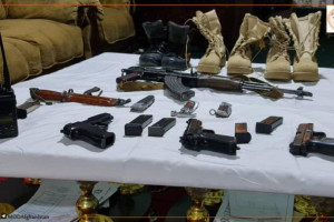 کشف و ضبط سلاح و تجهیزات نظامی در لوگر