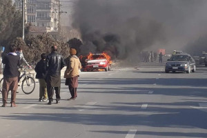 صبح  امروز کابل با دو انفجار آغاز گردید