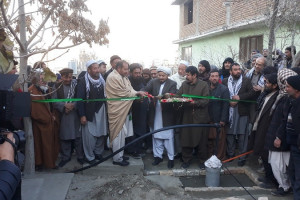 کابل؛ برای بیش از 300 خانواده آب آشامیدنی فراهم شد