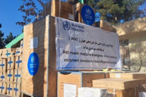 کمک تجهیزات طبی به مراکز صحی هرات