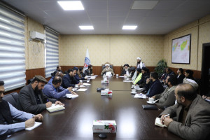 عباس آخند با نهادهای بینالمللی کمکرسان گفتگو کرد