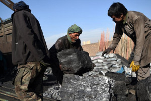 روند انتقال 400 هزار تن زغال سنگ به کابل آغاز شد