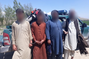 بازداشت چهار سارق مسلح حرفوی از ولسوالی شکردره کابل