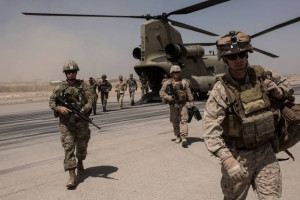 آخرین سربازان امریکایی افغانستان را ترک کردند
