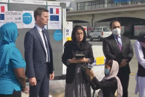 فرانسه ۱۴۴ هزار دوز واکسین به افغانستان کمک کرد