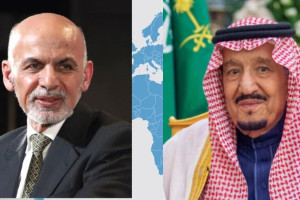 گفتگوی رییس جمهور غنی با پادشاه عربستان