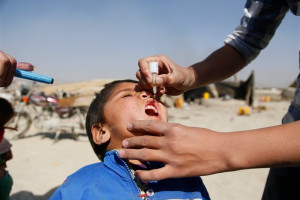 کارزار تطبیق واکسین پولیو در شرق کشور آغاز می‌شود