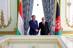 تاکید سران افغانستان و تاجیکستان روی گسترش روابط دوجانبه 