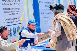 برای بیش از یک هزار نفر در کابل کمک نقدی توزیع شد