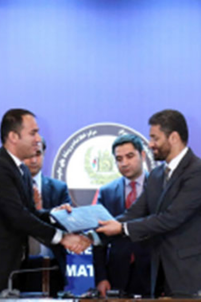 امضای تفاهمنامه میان شهرداری کابل و وزارت مالیه