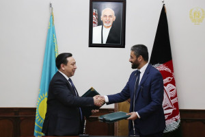 گسترش همکاری های تجارتی میان افغانستان و قزاقستان
