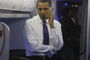 آخرین تماس تلفونی اوباما با رهبران حکومت وحدت ملی