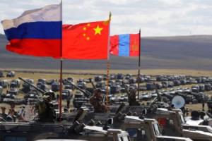 برگزاری رزمایش مشترک نظامی روسیه، چین و هند