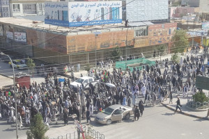 آغازگردهمایی مردمی شورای عالی نجات افغانستان در شهر مزار شریف 