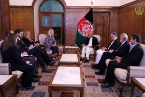 دیدار رییس جمهور با معاون وزیر خارجه امریکا در کابل