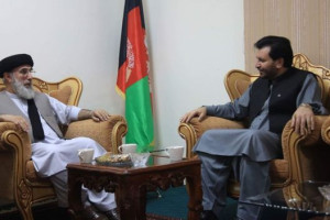 دیدارحکمتیار با مقامات دولت افغانستان درولایت لغمان 