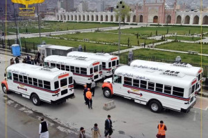 فعالیت بسهای شهری در کابل آغاز گردید