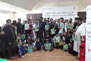 کمک 151 هزار دالری هلال احمر قطر برای کودکان افغان