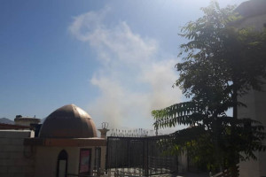 اصابت راکت در نزدیک ساختمان پارلمان افغانستان