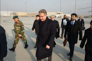 وزیر خارجه پاکستان وارد کابل شد