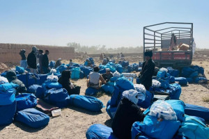 کمک‌های برنامه جهانی غذا به زلزله‌زدگان هرات 