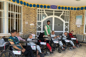 توزیع ویلچر برای کودکان دارای معلولیت در هرات
