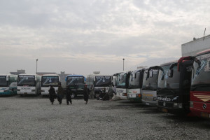 فعالیت ۳۰ موتر مسافربری در کابل متوقف شد