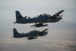 حمله هوایی بر چک‌پاینت طالبان در کندز و بغلان
