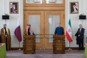 افغانستان و اوکراین محور گفتگوی وزیران خارجه ایران و قطر 