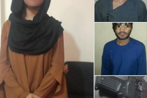 بازداشت سه سارق مسلح به شمول یک خانم از شهر کابل