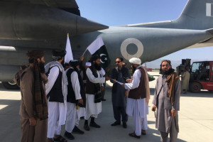 هواپیمای حامل کمک‌های پاکستان به خوست رسید