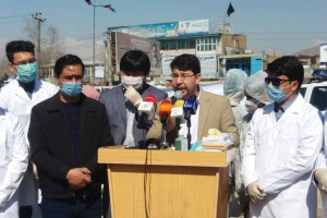 آغاز کمپاین توزیع ماسک و دستکش رایگان در شهر کابل