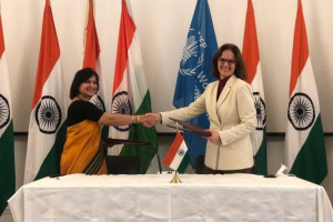 امضای تفاهمنامه میان هند و سازمان جهانی غذا برای توزیع گندم در افغانستان