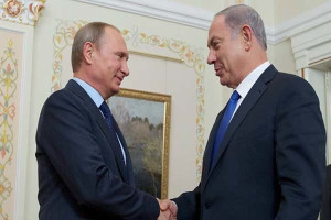 نتانیاهو و پوتین در پاریس  دیدار کردند
