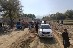 کار ساخت خط دوم شاهراه کابل – جلالآباد آغاز شد