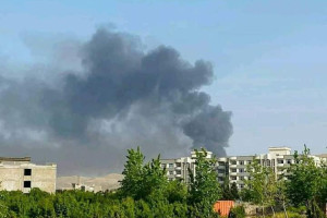 یک ذخیره‌گاه گاز در هرات آتش گرفت
